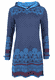 Strickkleid Helle Langli - navy