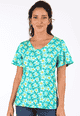 T-Shirt Violette poppy field - horizon