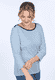 3/4 Arm-Shirt Daria  - swedish blue
