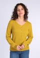 Strickjacke Manon - dark yellow