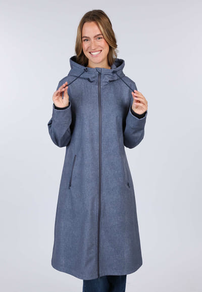 Softshellmantel Allizia  - navy