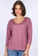 Shirt Betzeli paisley - raspberry