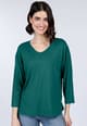 3/4-Arm-Shirt Betzili  - bottle green