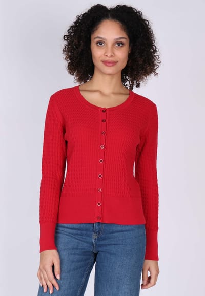 Strickjacke Manon - red