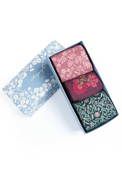 3er Set Socken Irma violets - multicolour