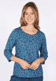 Langarmshirt Mabelina - indigo