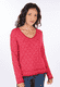 Strickpullover Lisette  - cerise