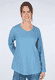 Langarmshirt Nore - blue shadow