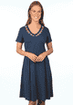 Kleid Nelly embro  - navy