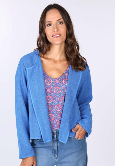 Strickjacke Maritta  - cornflower
