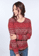 Strickpullover Josefine shade - rubin
