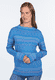 Strickpullover Sofia Circles - lapis