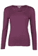 Langarmshirt Malin  - plum