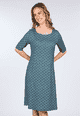Kleid Eilina feather  - lake