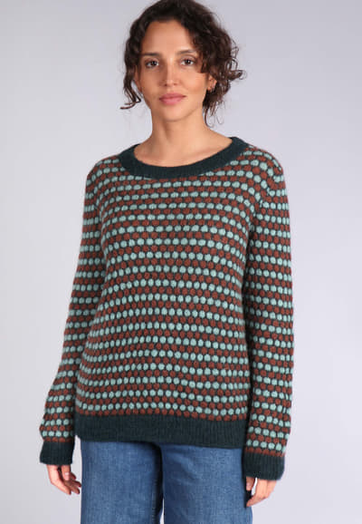 Strickpullover Ria - deep ocean