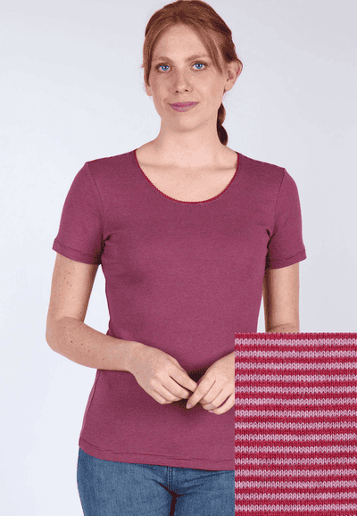 T-Shirt Sarina - wine