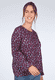 Langarmshirt Lindelis - plum