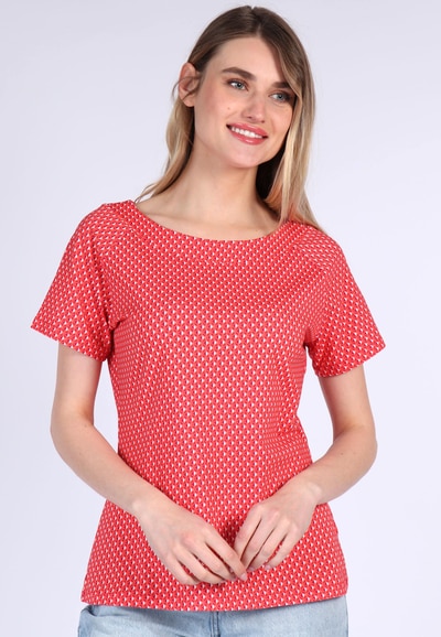 T-Shirt Zoe diamond - peach
