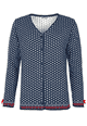 Strickjacke Christa Dot - navy