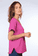 T-Shirt Betzi solid - raspberry