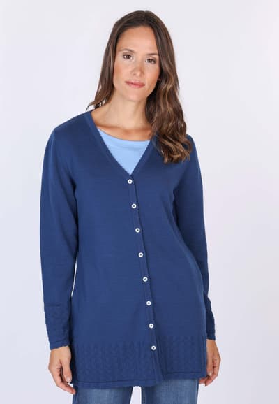Strickjacke Angelana  - indigo
