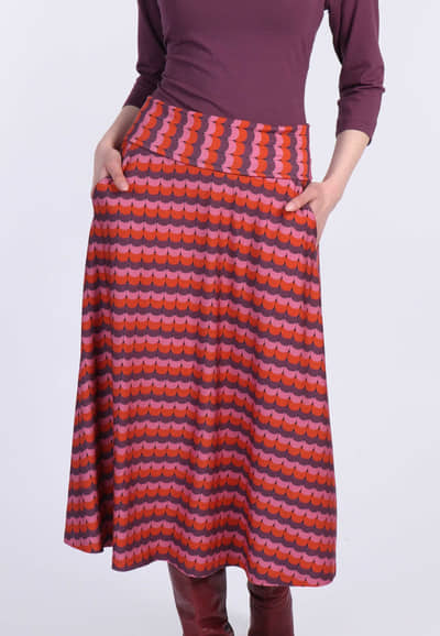 Rock Bine stripe  - plum