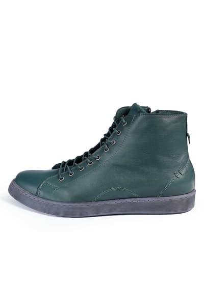 High Sneaker Loa - bottle green