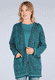 Strickjacke Tati wild blossom - navy