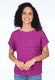 T-Shirt Vroni mandala - raspberry