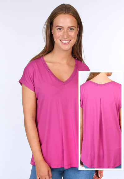 T-Shirt Nylara - raspberry