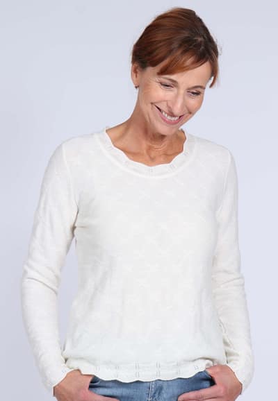 Strickpullover Marlis - ivory