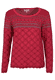 Strickpullover Gretje  - rubin