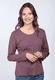 Langarmshirt Sandrali  - dusty orchid