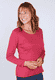 Langarmshirt Sandrali  - rubin