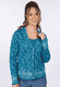 Strickjacke Susanna floral  - ocean