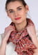 Tuch Ori oriental flower - rubin