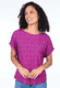 T-Shirt Vroni mandala - raspberry