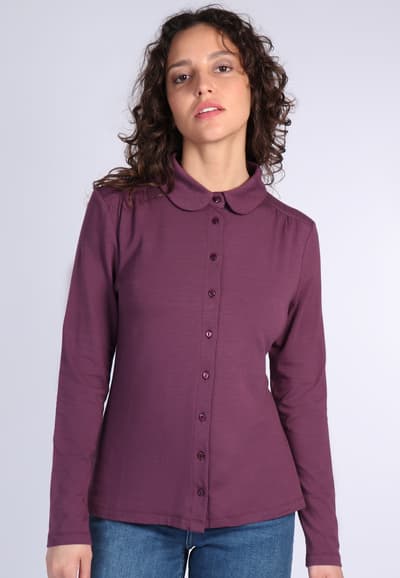Bluse Andya - plum