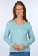 Langarmshirt Philia - turquoise