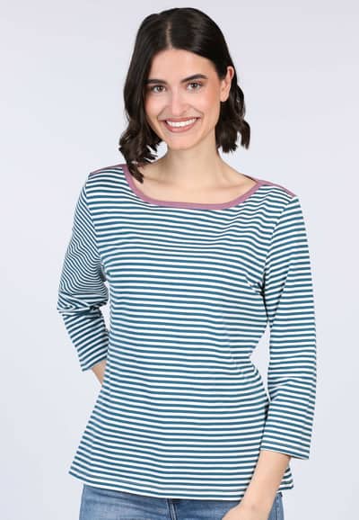 3/4-Arm-Shirt Daria  - lake