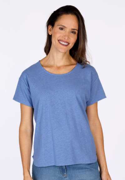 T-Shirt Betzi linen  - delfter