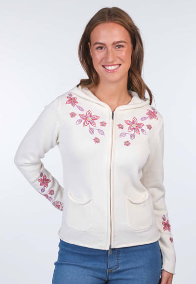 Strickjacke Maliya - ivory