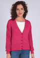 Strickjacke Bella - magenta