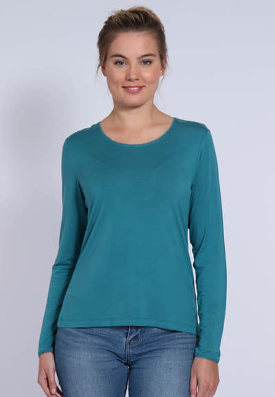 Langarmshirt Philia - emerald