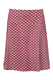 Rock Denise geo flower - burgundy