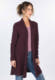 Strickmantel Ebbie  - plum