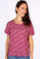 T-Shirt Betzi anemone  - cerise