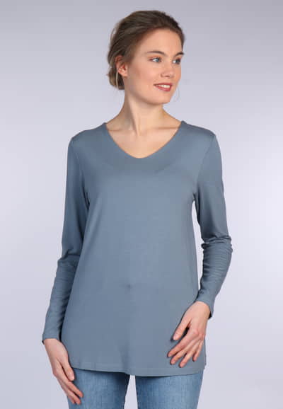 Langarmshirt Adisa - mosaic blue