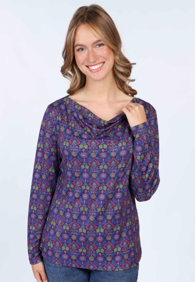 Langarmshirt Sessa - indigo