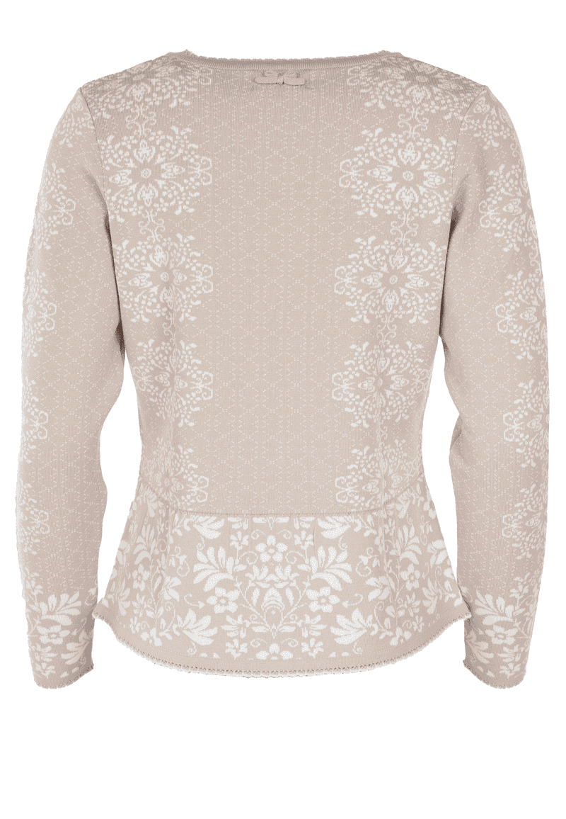 Cardigan Lindara sand in braun at Sorgenfri Sylt Online Shop